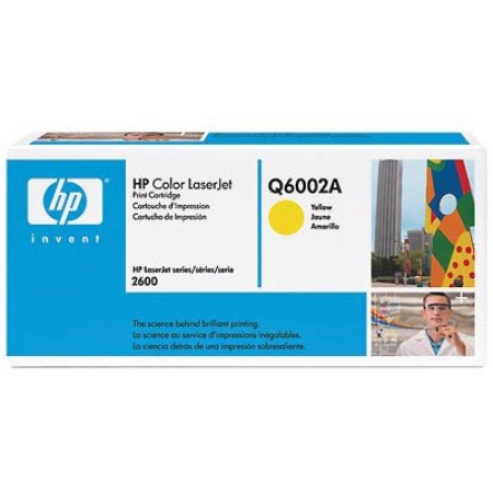 картридж hp lj color 2600 yellow q6002a