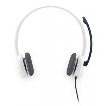 наушники с микрофоном logitech h150 белый накладные оголовье (981-000350)(981-000350)