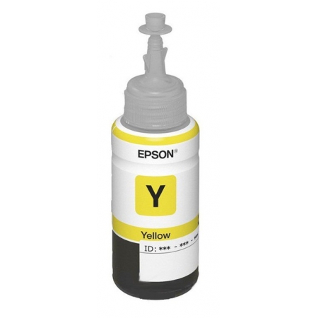 чернила epson t66444a для l100 yellow (70мл) (о)