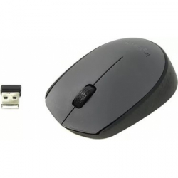 мышь logitech m170 wireless usb grey (910-004642)