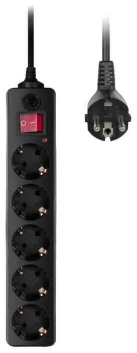 Сетевой фильтр Buro 500SH-10-B, 10 м