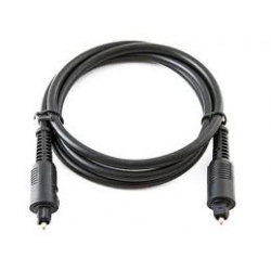 кабель аудио оптический odt (toslink) (m/m) 1 м (пакет) черный (gembird cc-opt-1m)