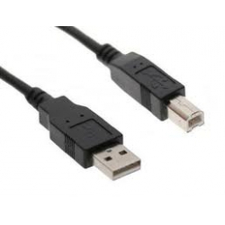 кабель usb 2.0 am/bm 1.8 м (пакет) экранированный, позолоченные контакты, ферритовое кольцо, черный (gembird ccf-usb2-ambm-6)
