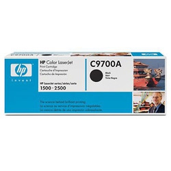 картридж hp lj color 2500 black c9700a