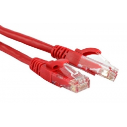 патч-корд utp cat.5e литой 2м красный (gembird pp12-2m/r)