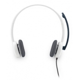 Наушники с микрофоном Logitech H150 белый накладные оголовье (981-000350)