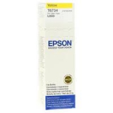 Чернила Epson T673 C13T67344A/C13T673498 для L800/L1800/L810/L850 yellow (70мл) (о)