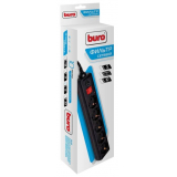 Сетевой фильтр Buro 500SH-5-B, 5 м