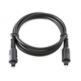 Кабель аудио оптический ODT (Toslink) (M/M) 1 м (пакет) черный (Gembird CC-OPT-1M)