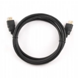 Кабель HDMI (19M/19M) 1 м (пакет) v2.0, экранированный, позолоченные контакты, черный (Gembird CC-HDMI4-1M)
