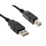 Кабель USB 2.0 AM/BM 1.8 м (пакет) экранированный, позолоченные контакты, черный (Gembird CCP-USB2-AMBM-6)