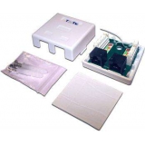 Розетка наст. RJ-45 Cat.5 2 порта (SMN-2WT)